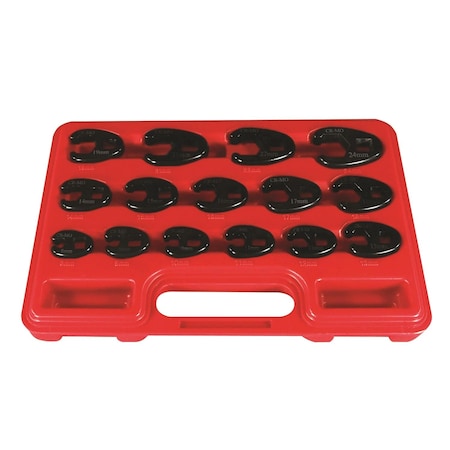 Astro Pneumatic CROWFOOT  METRIC WR 15PC SET AO7115